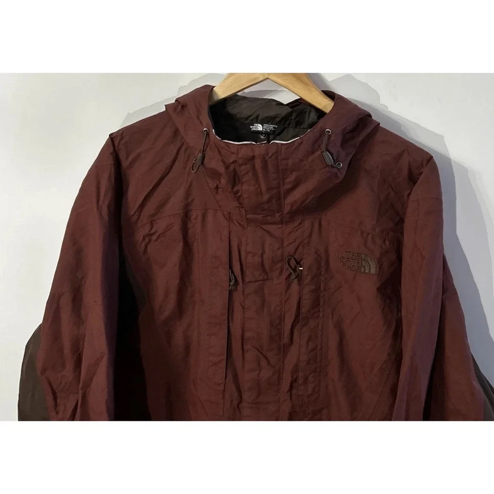 Mens The North Face Hooded Dryvent Jacket Sz XL Waterproof Windproof  100% Nylon